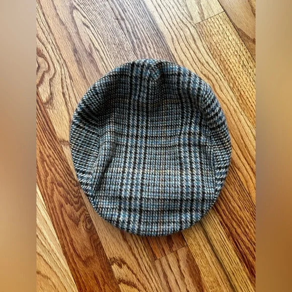 Men's or Women’s Newsboy Brown Plaid Checkered Flat Cap - Picture 7 of 8